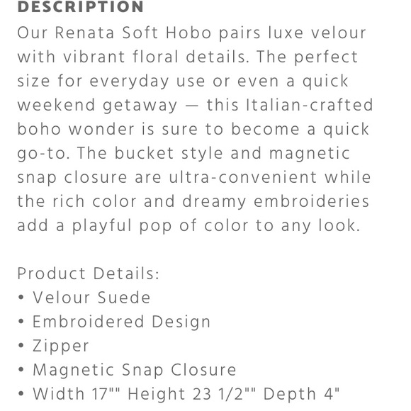 Johnny Was Renata Hobo Tote Leather Embroidered Bag - Picture 2 of 11